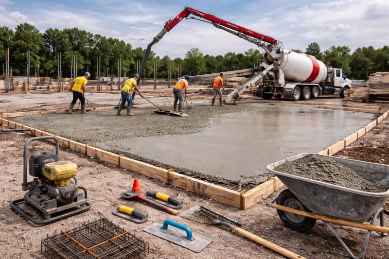 Commercial Slab Installation in Longmont, CO